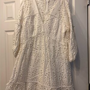 Lilly White Eyelet Dress